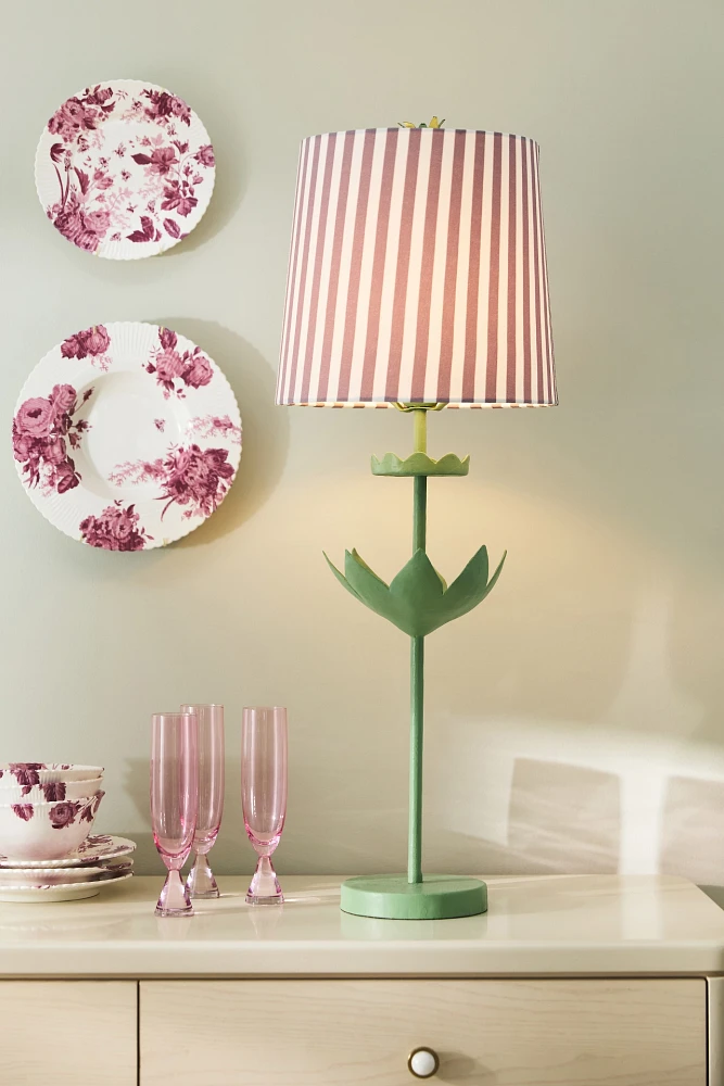 Stray Dog Designs x Anthropologie Double Posy Table Lamp