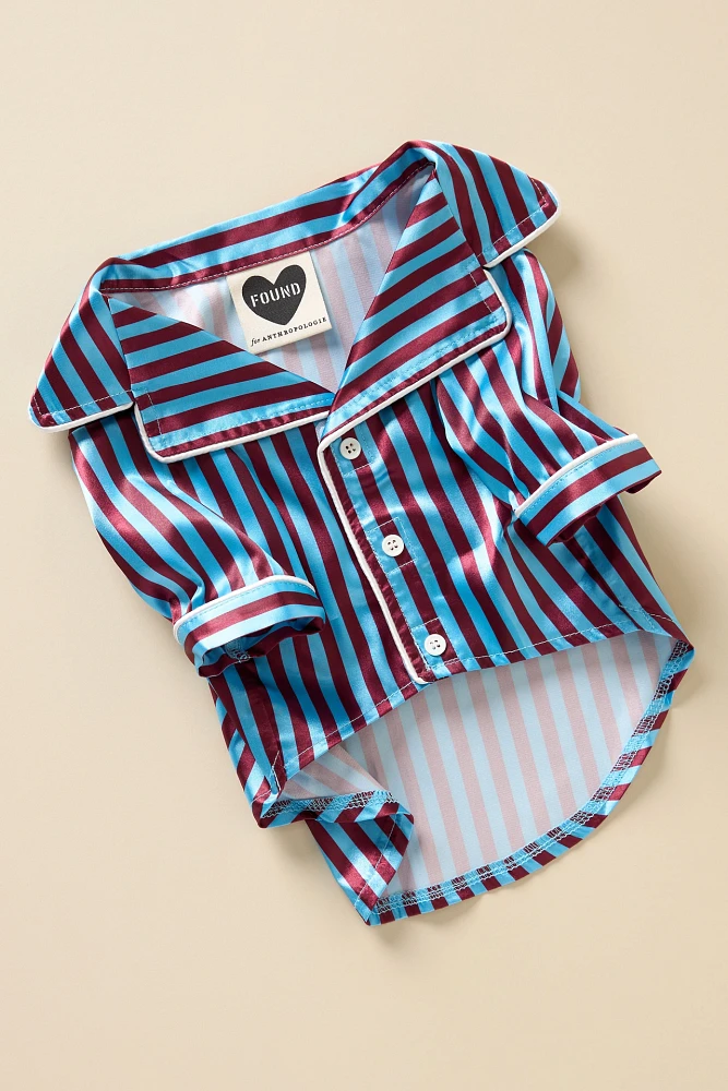 Found My Animal x Anthropologie Striped Pet Pajamas