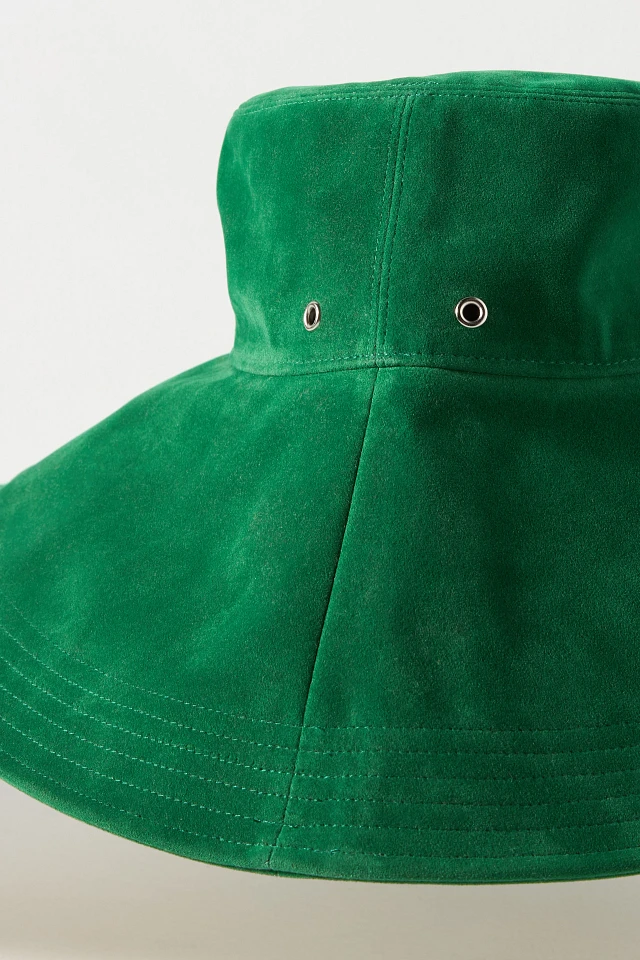 NWT Anthropologie Wyeth Waterproof Bucket Hat Green Wyeth Waterproof Bucket Hat at MarketFair Shoppes in  main image 2