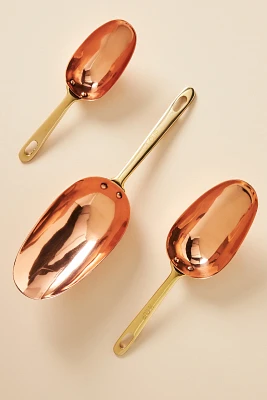 Galley & Fen Copper Measuring Scoops, Set of 3