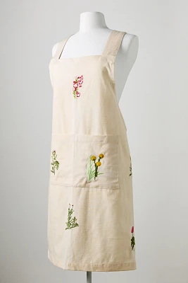 Galley & Fen Botanical Embroidered Apron