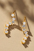 Drippy Crystal Drop Earrings