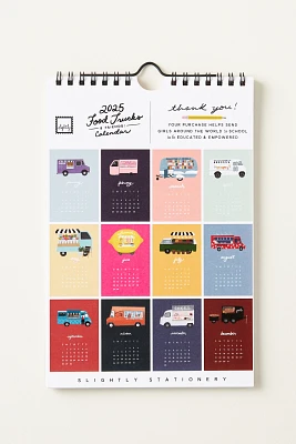 Food Truck 2025 Mini Calendar