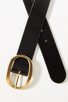 By Anthropologie Oval Buckle Belt