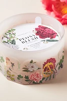 Apothecary 18 Floral Peony Blush Large Glass Candle