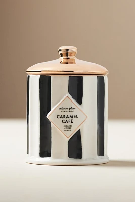 mise en place Gourmand Caramel Café Ceramic Candle