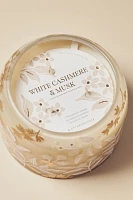 Lily Fresh White Cashmere & Musk Glass Candle