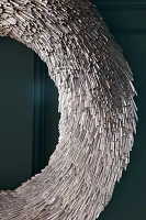 Silver Beaded Wreath