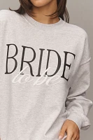 By Anthropologie Weddings Bride-To-Be Crew Sweatshirt