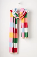 Frances Valentine Colorblock Pixel Scarf