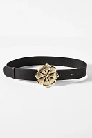 Cynthia Rowley Flower Buckle Belt