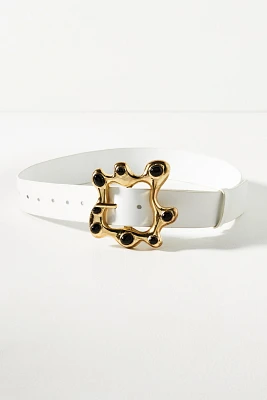 Cynthia Rowley Metal Cabochons Belt