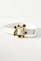 Cynthia Rowley Metal Cabochons Belt