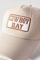 Worn/West Cowboy Hat Trucker Hat