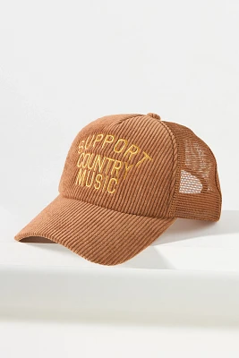 Worn/West Support Country Music Trucker Hat