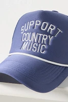 Worn/West Support Country Music Trucker Hat