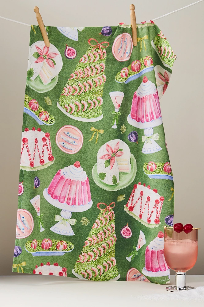 Stephanie Tara Holiday Spread Dish Towel