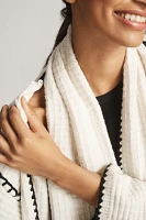 By Anthropologie Whipstitch Cardigan Sweater with Scarf