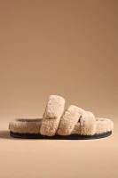 Bibi Lou Mindy Faux-Fur Sandals