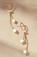 Pearl Lasso Drop Earrings