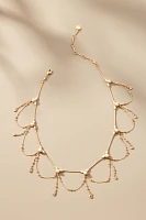 Delicate Pearl Collar Necklace