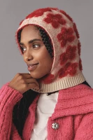 Maeve Fuzzy Floral Hood