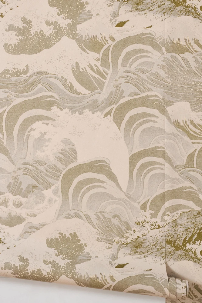 Mind the Gap Sea Waves Wallpaper