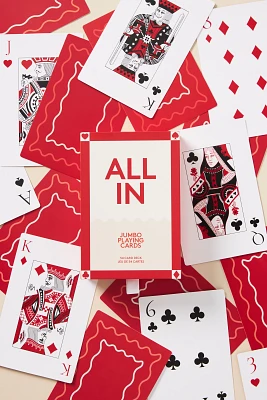 Anthropologie All In Jumbo Playing Cards Set