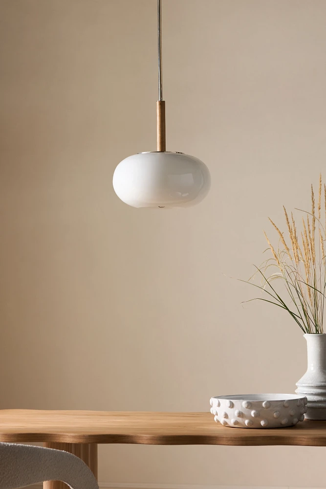 Dora Glass Semi-Flush Pendant