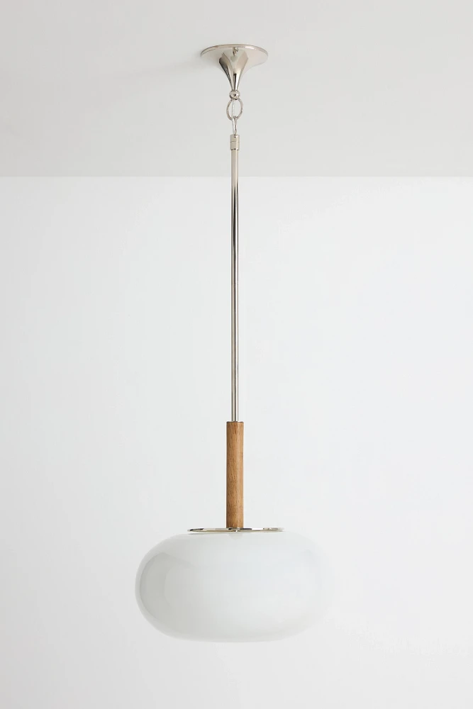 Dora Glass Semi-Flush Pendant