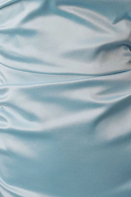 BHLDN Stretch Satin Small Sky Swatch