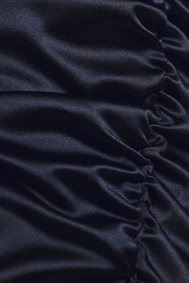 BHLDN Stretch Satin Small Navy Swatch