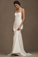 Watters Bonnie Fit & Flare Crepe Wedding Gown