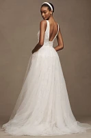 Willowby by Watters Dahlia Sleeveless V-Neck Tulle A-Line Wedding Gown