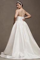 Willowby by Watters Ember Strapless Drop-Waist Dupioni Wedding Gown