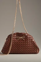 The Frankie Mini Clutch: Woven Bow Edition