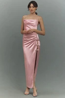 Nana Jacqueline Amy Satin Maxi Dress