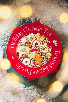 Piecework Sugarplum Cookie Tin Puzzle