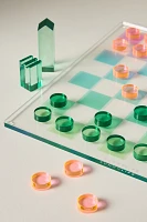 Lucite Chess Game Set