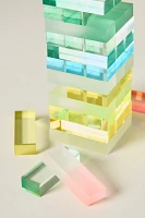 Lucite Jumbling Tower Game Set