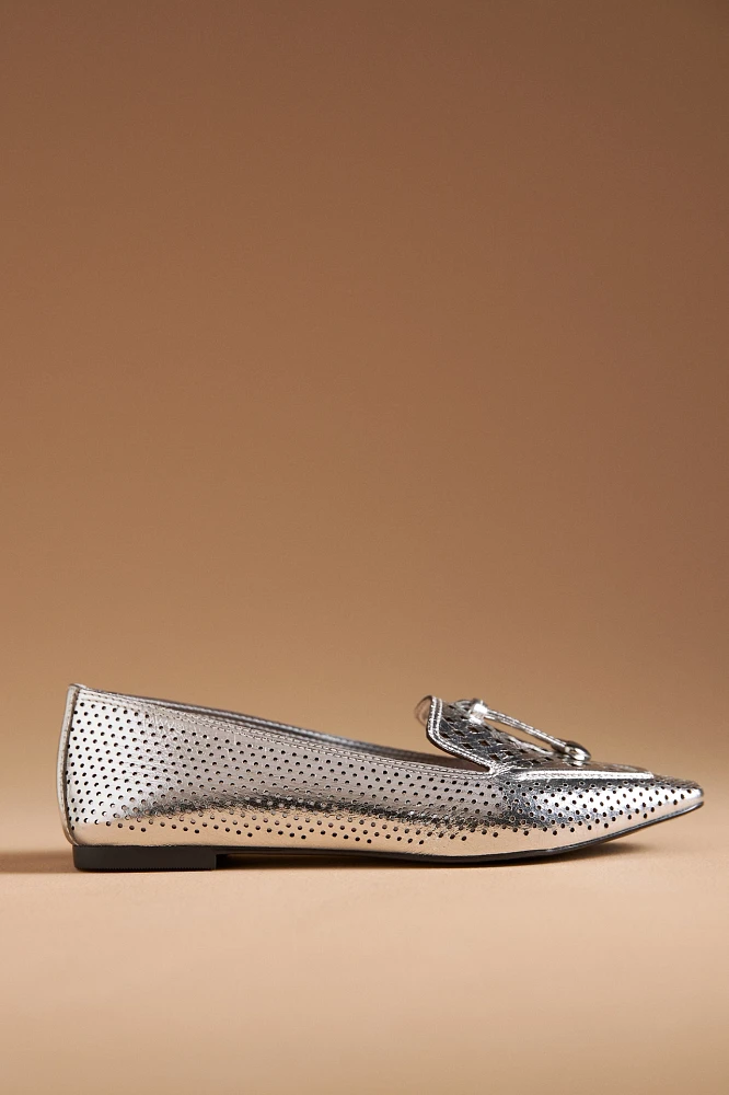 Maeve Perforated Driver Flats