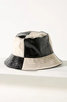 '47 Patchwork Leather Bucket Hat