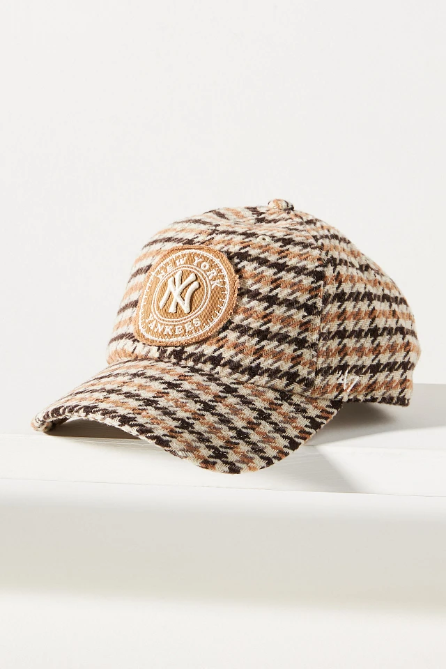 47 Yankees Patch Plaid Baseball Cap | The Summit display picture 1