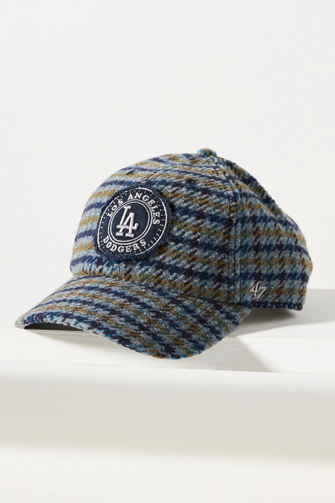 '47 Dodgers Patch Plaid Baseball Cap