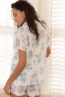 Waverles Pleats Please Printed Short Pajama Set