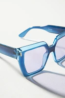 Tonal Lens Square Sunglasses