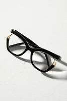 Pearl Deco Cat-Eye Readers