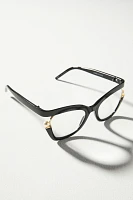 Pearl Deco Cat-Eye Readers