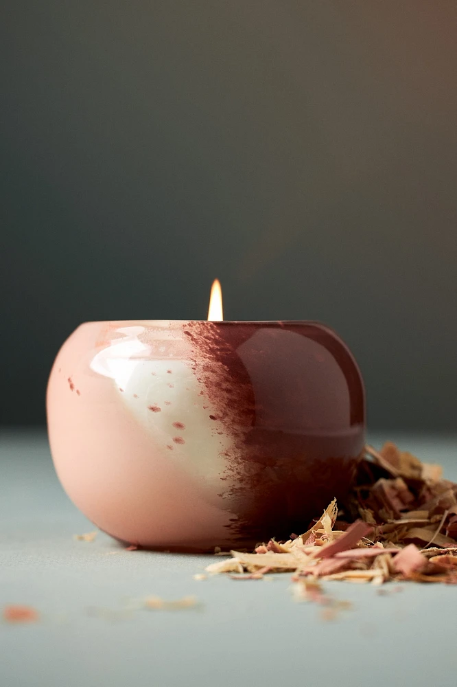 The Courageous Woody Palo Santo & Bergamot Glass Candle