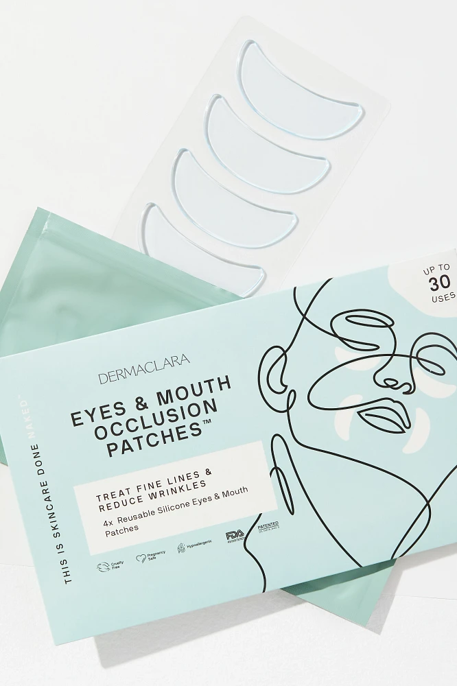 Dermaclara SILICONEFUSION™ Eyes & Mouth Occlusion Patches